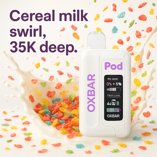 Buy Fruity Pebz – OXBAR Nic Switch 35K Puff Disposable Vape w/ Adjustable Nicotine & Flavor Control