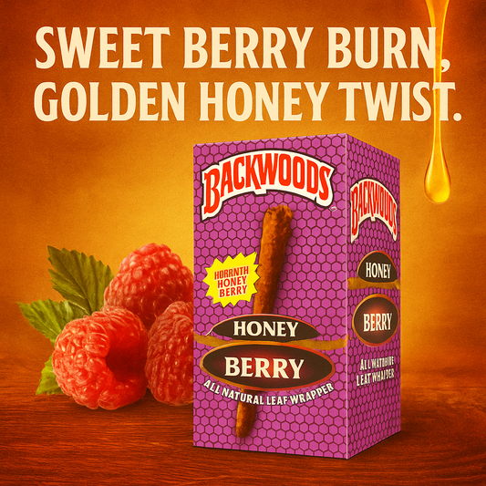 Backwoods Honey Berry Single Cigarillo – Sweet Berry Infused Natural Leaf