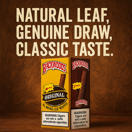 Backwoods Original Single Cigarillo – All Natural Leaf Wrapper