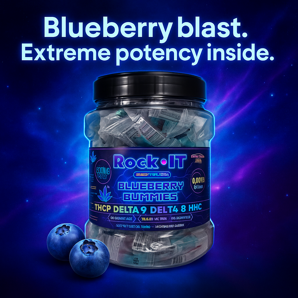 Rock It Duo Pack Gummies – 1,200mg THC-P + Delta-9 + Delta-8 + HHC