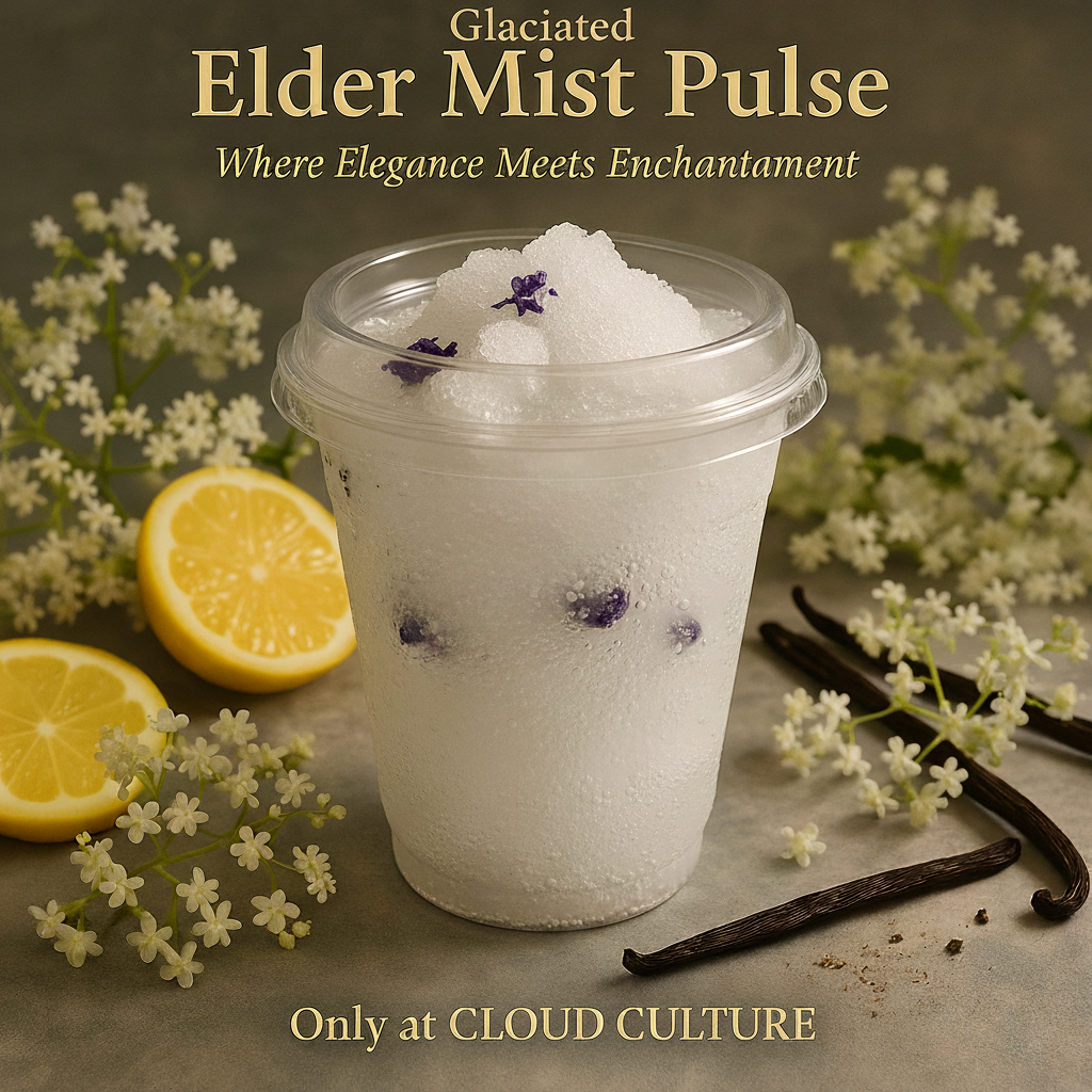Custom Refresher | Elder Mist Pulse – Elderflower, Lemon & Vanilla (20oz)