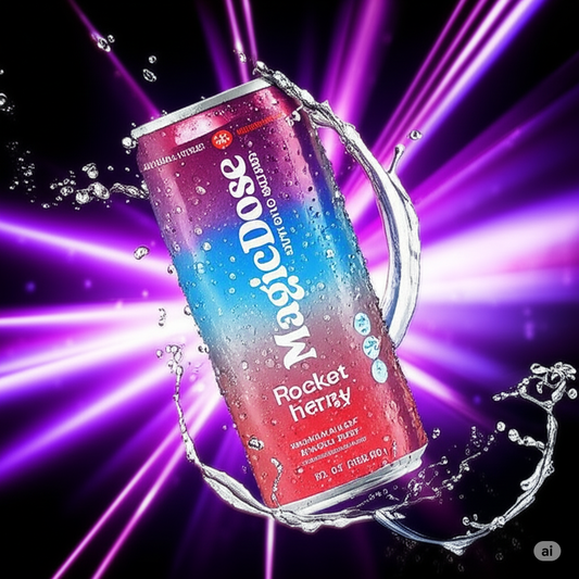 Buy Black Cherry Euphoric Seltzer — Magic Dose 12oz | Kratom Kava Premium Drink