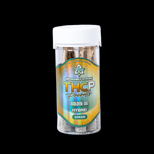 (10ct Jar) Golden OG THC-P Preroll 2g Hybrid Liquid Diamonds | Cloud Culture