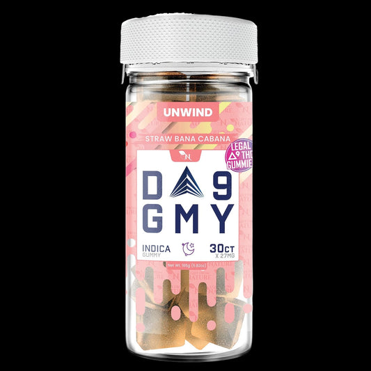 Straw Bana Cabana Delta-9 Gummies  810mg  30ct Indica Edibles by A Gift From Nature by Elite Distributors - Hemp Gummies C...