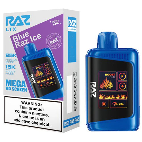 RAZ LTX 25K 5%  BLUE RAZ ICE