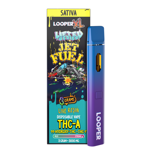 Looper Lifted LR 3G THCP Disposable Jet Fuel - Energizing Live Resin Sativa - Looper