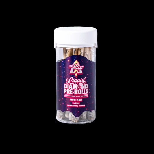 (10ct Jar) ASTRO EIGHT THCA LIQUID DIAMOND 2GRM PREROLL MAUI WAUI (SATIVA)