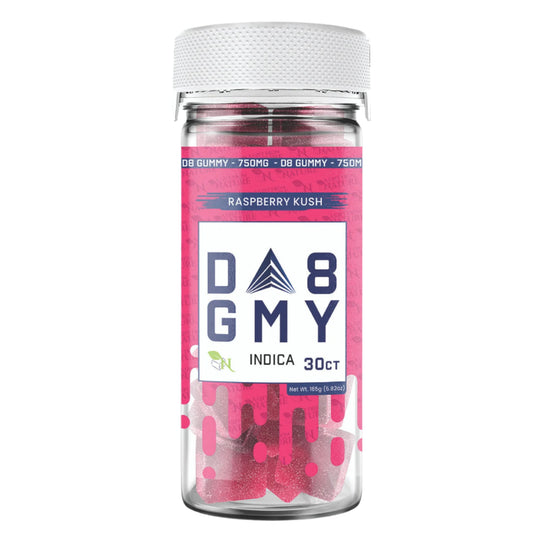 Raspberry Kush Delta-8 Gummies – 750mg | 30ct Indica Edibles by A Gift From Nature