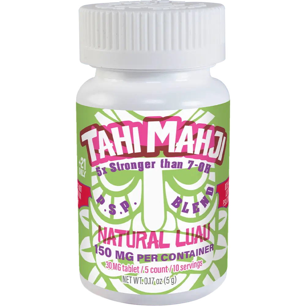 Tahi Mahji P.S.P. Blend Natural Luau chewable botanical tablet St Pete