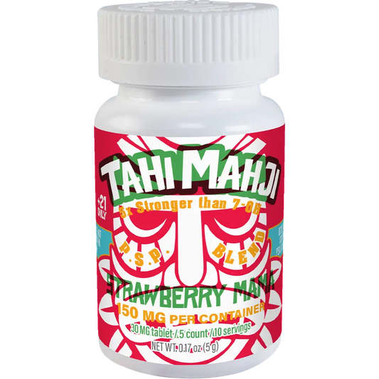 Tahi Mahji P.S.P. Blend Strawberry Mama chewable botanical tablet St Pete