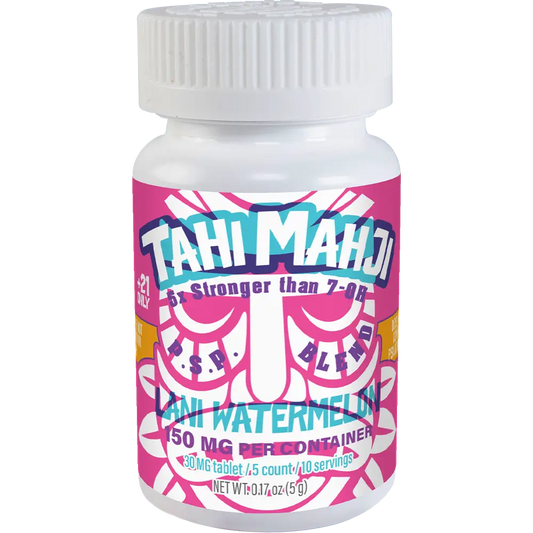 Tahi Mahji P.S.P. Blend Lani Watermelon chewable botanical tablet St Pete