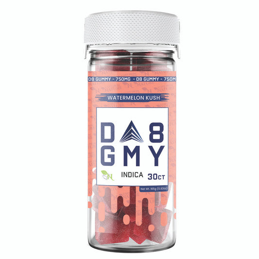 Watermelon Kush Delta-8 Gummies – 750mg | 30ct Indica Edibles by A Gift From Nature
