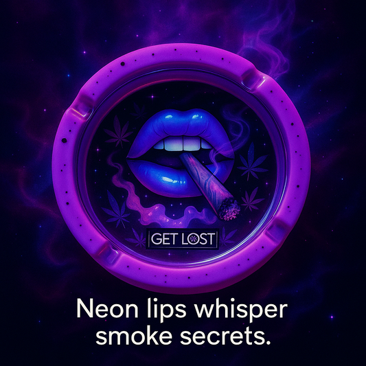 Get Lost Glass Ashtray Silicone - Premium Smoking Accessory | Cloud Culture