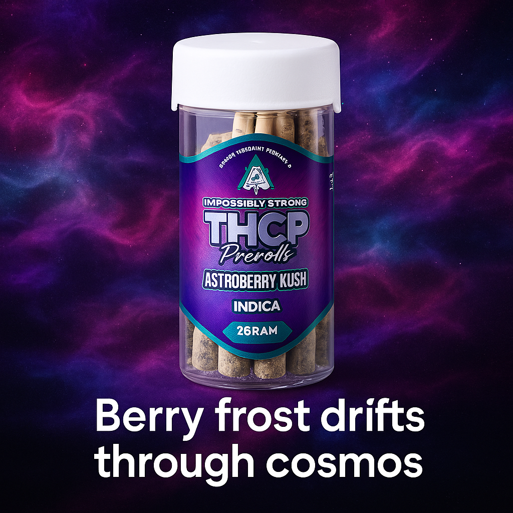 (10ct Jar) Astroberry Kush THC-P Preroll – Astro Eight 2GRM | Premium Indica