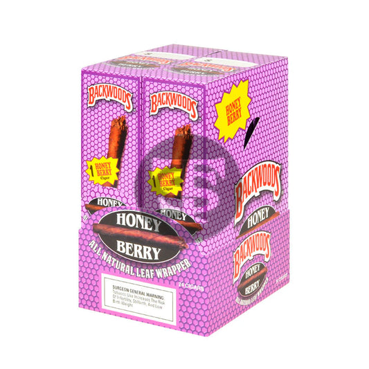 Backwoods Honey Berry Single Cigarillo – Sweet Berry Infused Natural Leaf
