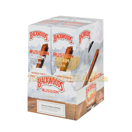 Backwoods Russian Cream Single Cigarillo – Infused Vodka, Coffee & Cream Flavor
