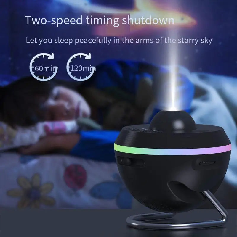 Meteor galaxy projector bedroom ceiling stars aesthetic lighting
