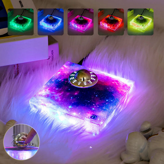 Levitating Galaxy Lamp  Magnetic UFO Light Lighting Cloud Culture St Pete