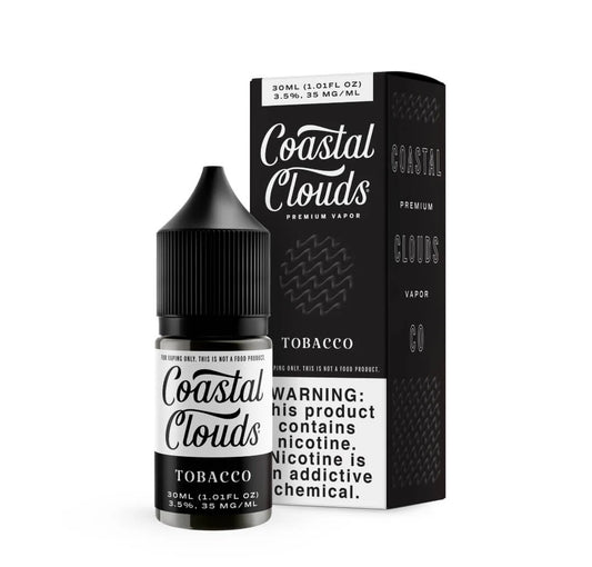 Buy Tobacco Coastal Clouds Salt — 35mg Nicotine Salt | Premium Pod E-Liquid