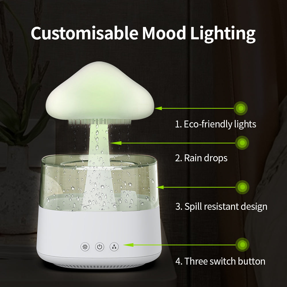 Rain cloud humidifier TikTok viral diffuser aesthetic room decor zen