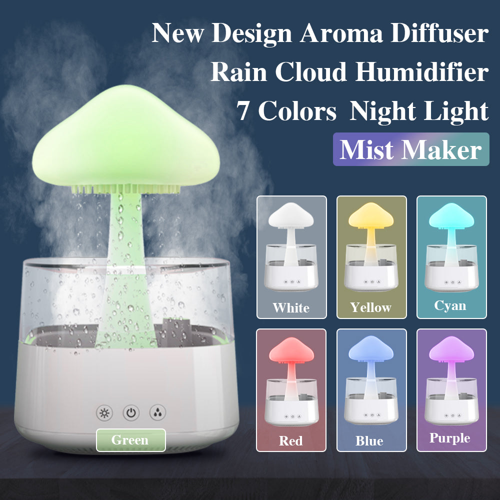 Rain cloud humidifier TikTok viral diffuser aesthetic room decor zen