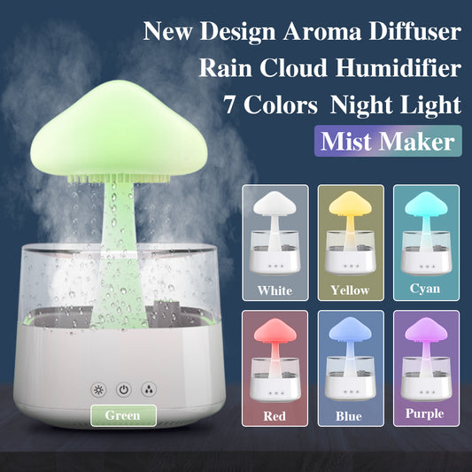 Rain cloud humidifier TikTok viral diffuser aesthetic room decor zen