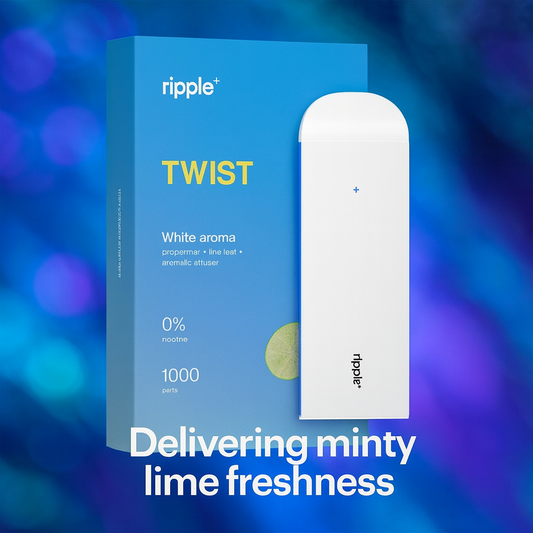 Ripple+ TWIST – Yuzu Aroma Vape | Uplifting Nicotine‑Free Botanical Vapor