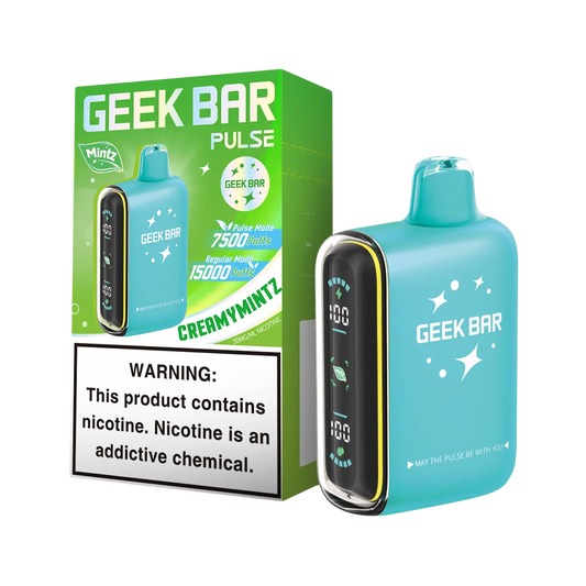 GEEKBAR Pulse Creamy Mintz – Rechargeable Disposable Vape | Dual Mode