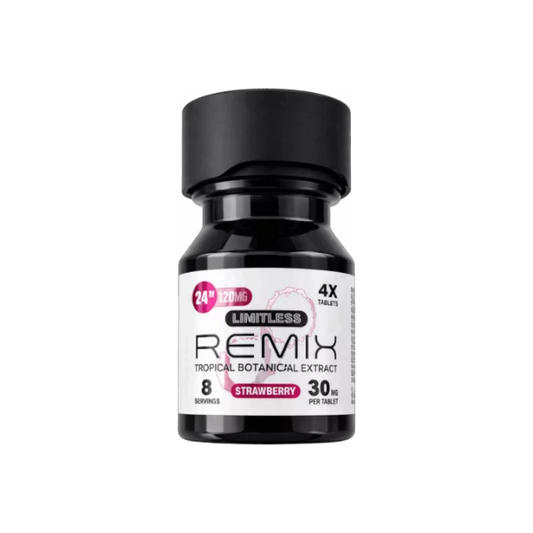 Limitless Remix Strawberry 30mg tropical botanical extract tablet St Pete