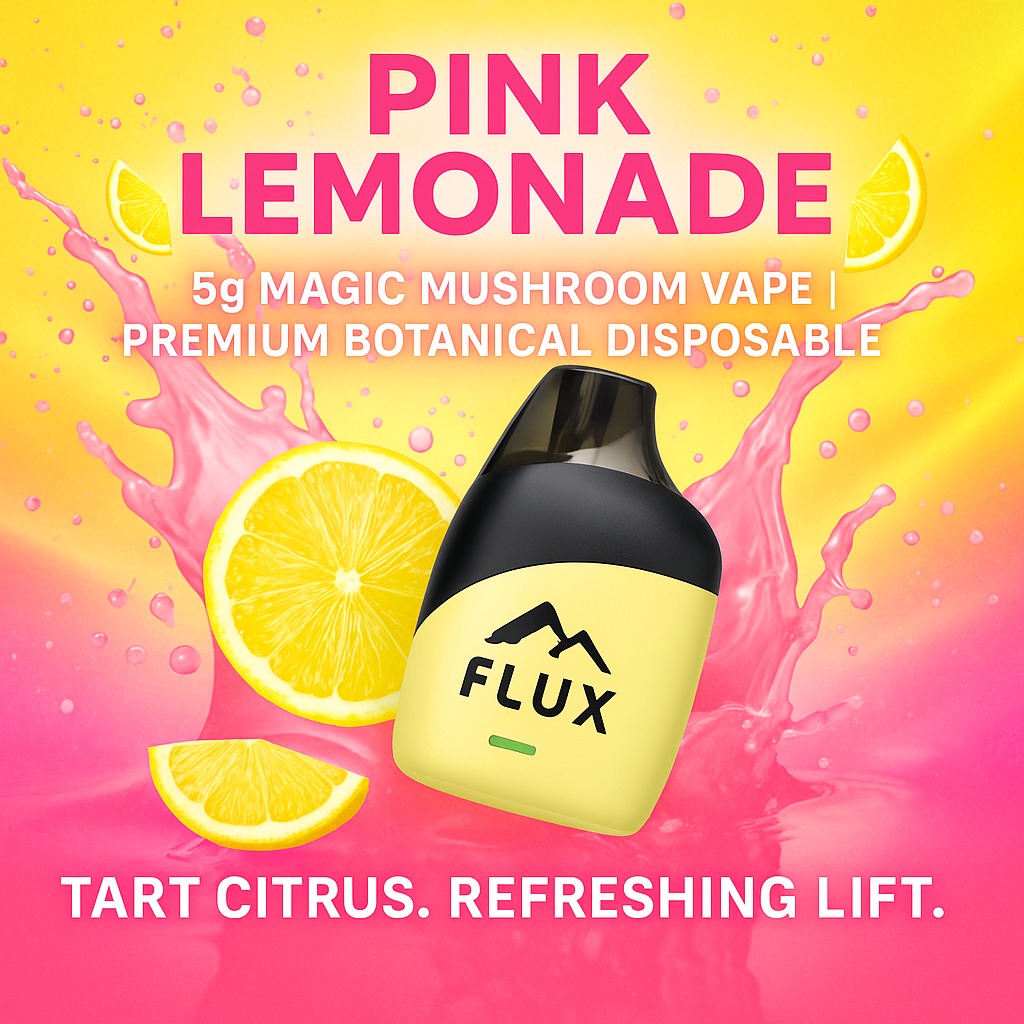 FLUX Magic Mushroom Pink Lemonade- 5GM Premium Botanical Disposable | Cloud Culture