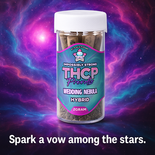 (10ct Jar) Wedding Nebula THC-P Preroll 2g Hybrid Liquid Diamonds | Cloud Culture