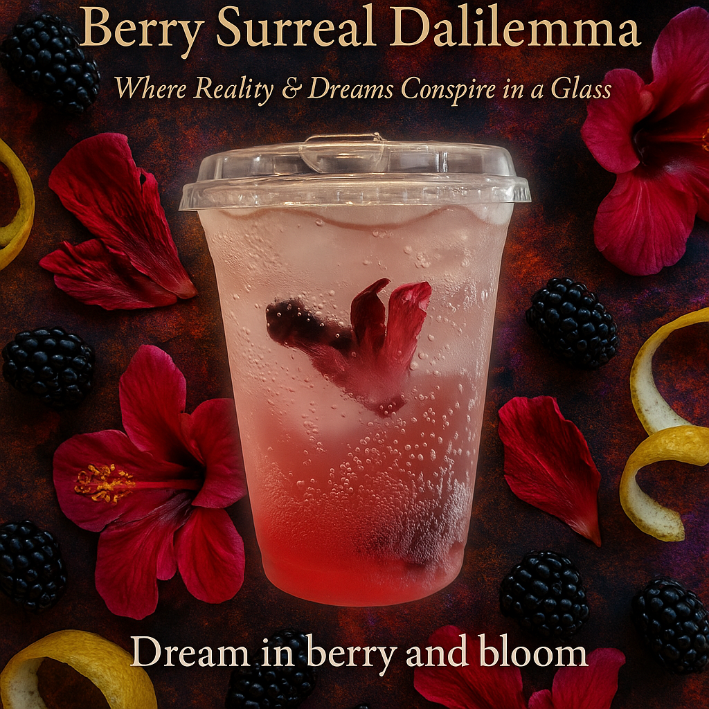 Custom Refresher | Berry Surreal DaliLemma – Blackberry, Hibiscus & Lemon (20oz)