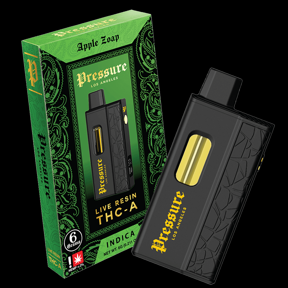 PRESSURE THC-A 6GRM DISP  APPLE ZOAP (INDICA)