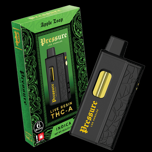 PRESSURE THC-A 6GRM DISP  APPLE ZOAP (INDICA)