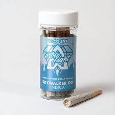 (10ct Jar) ASTRO EIGHT THCA LIQUID DIAMOND 2GRM PREROLL SKYWALKER OG (INDICA)