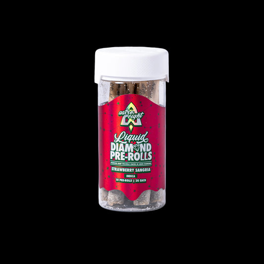 (10ct Jar) Buy Astro Eight Strawberry Sangria THCA Liquid Diamond Preroll Jar – 10ct Premium Indica | Cloud Culture
