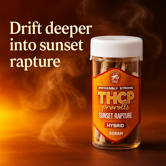 Sunset Rapture THC-P Preroll – Astro Eight 2GRM Balanced Hybrid Premium Cannabis | Craft Cannabis